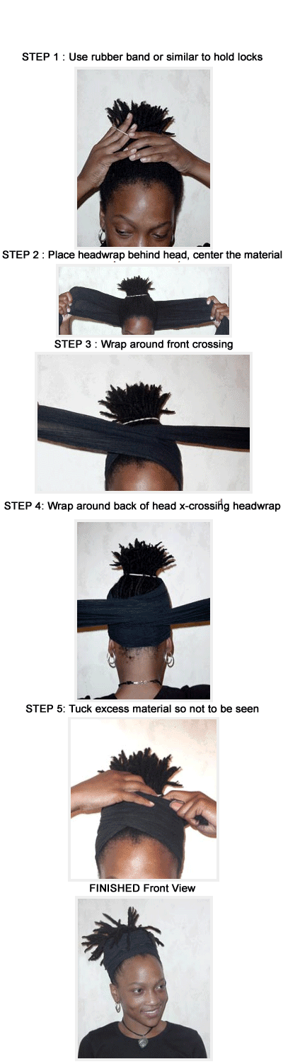 how to wrap a african headdress 2
