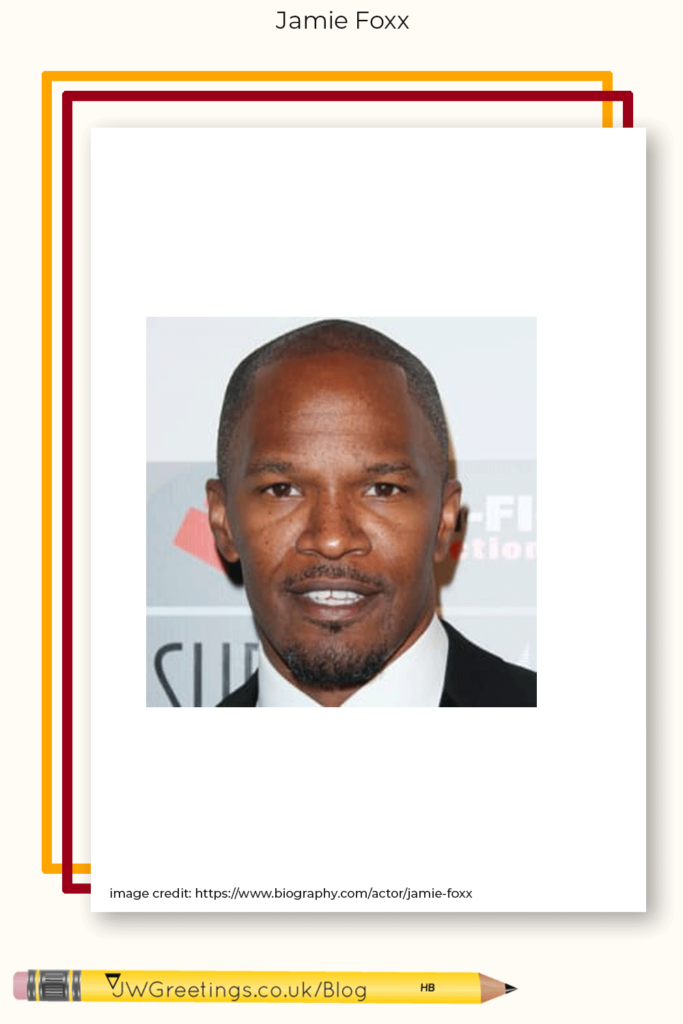 Jamie Foxx Was Born Today, 1967 - Life Behind Black Greeting Cards